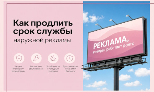 Как продлить срок службы наружной рекламы в Ессентуках